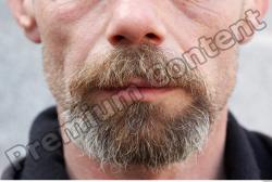 Mouth Man White Slim Bearded